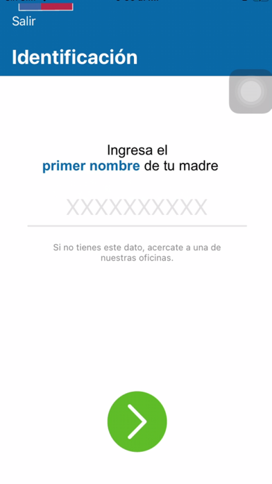 Registro e Identidad Screenshot