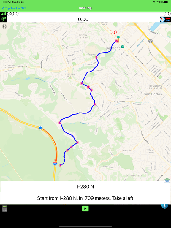 Trip Tracker GPS - All In One iPad screenshot 4 - Health & Fitness app
