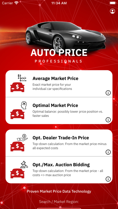 Auto Price APP Screenshot