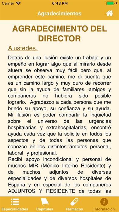 Médico de Urgencias iPhone screenshot 8 - Medical app