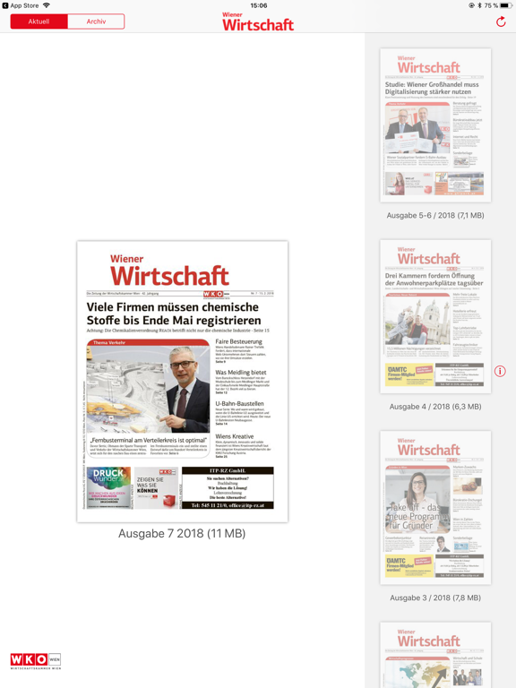 Screenshot #4 pour Wiener Wirtschaft