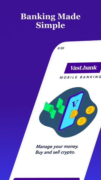 Vast Bank Mobile Screenshot