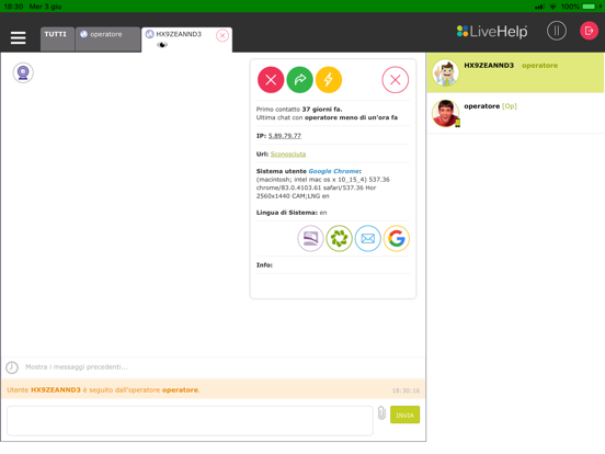 Screenshot #4 pour LiveHelp Business Chat