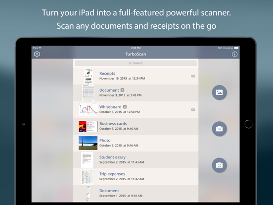 TurboScan™ Pro: PDF scanner iPad app afbeelding 1