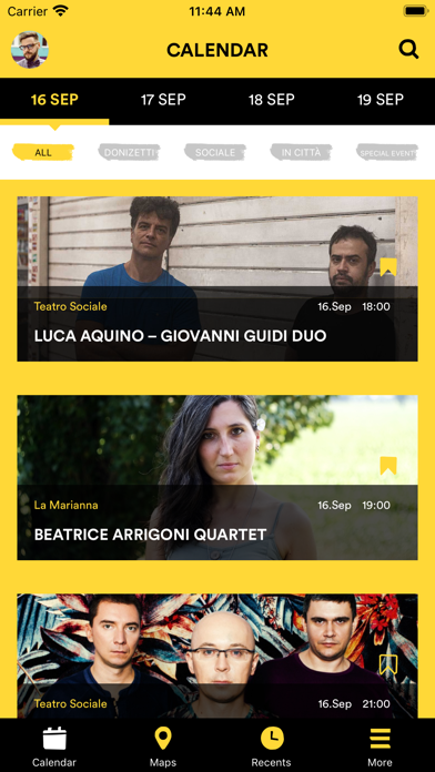 Screenshot #1 pour Bergamo Jazz Festival