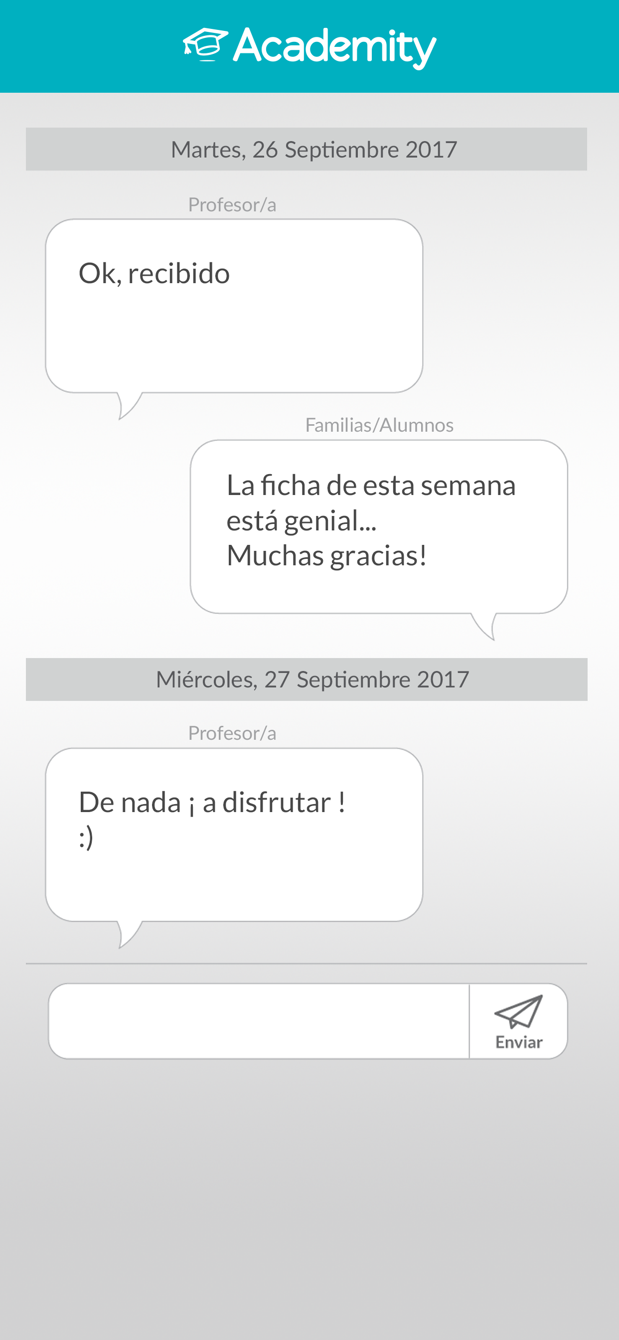 Academity alumno/familia screenshot 3