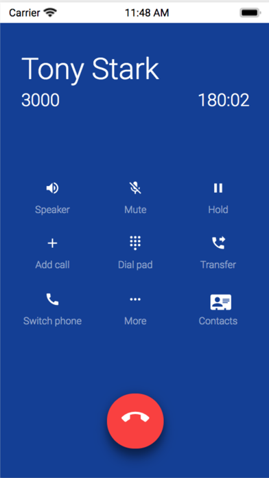 805VoIP Softphone Screenshot