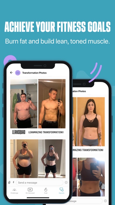 LEANSQUAD: At-Home Fitness App Screenshot