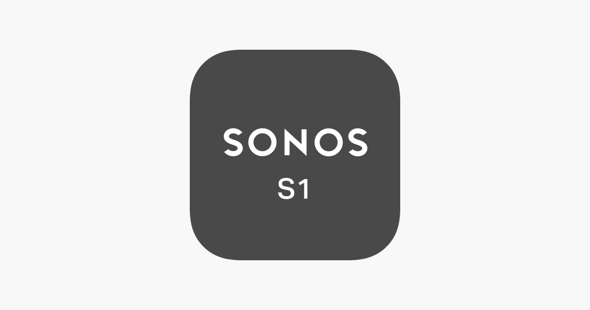 Rustik Dalset Ulydighed Sonos S1 Controller i App Store