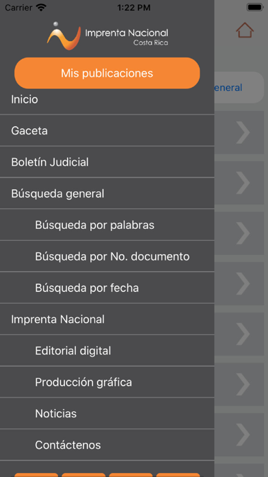 Imprenta Nacional Screenshot