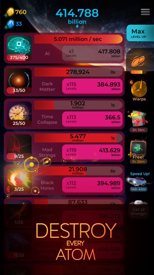 #2. Annihilation - Space Tycoon (iOS) 由: PLAYESTA LIMITED