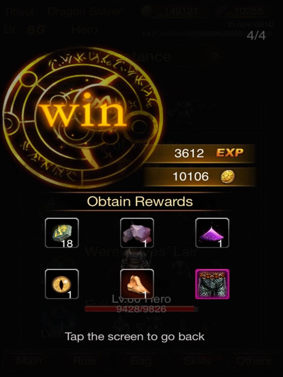 Legend of Darkness iPad screenshot 5 - Games app