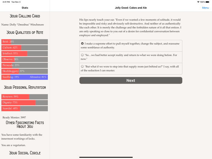 Jolly Good Cakes and Ale