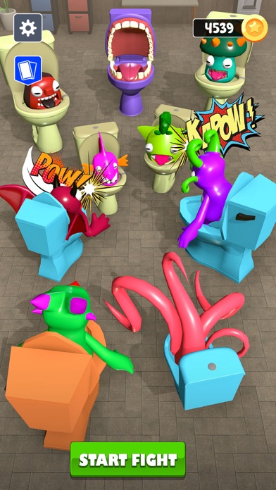 Merge Toilet Monster Battle 3Dのおすすめ画像7