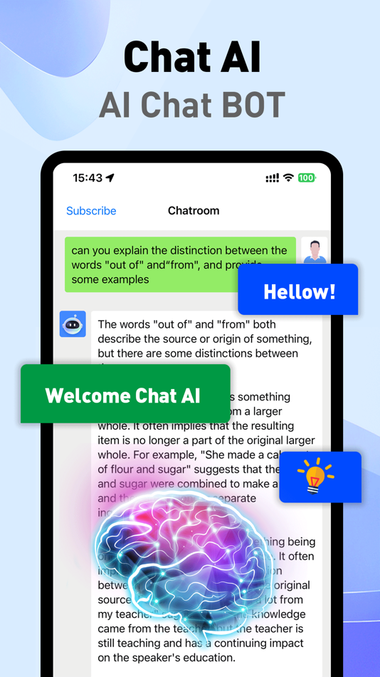 #1. Chat AI - Chat 4.0 (iOS) By: Royalforce Media Inc