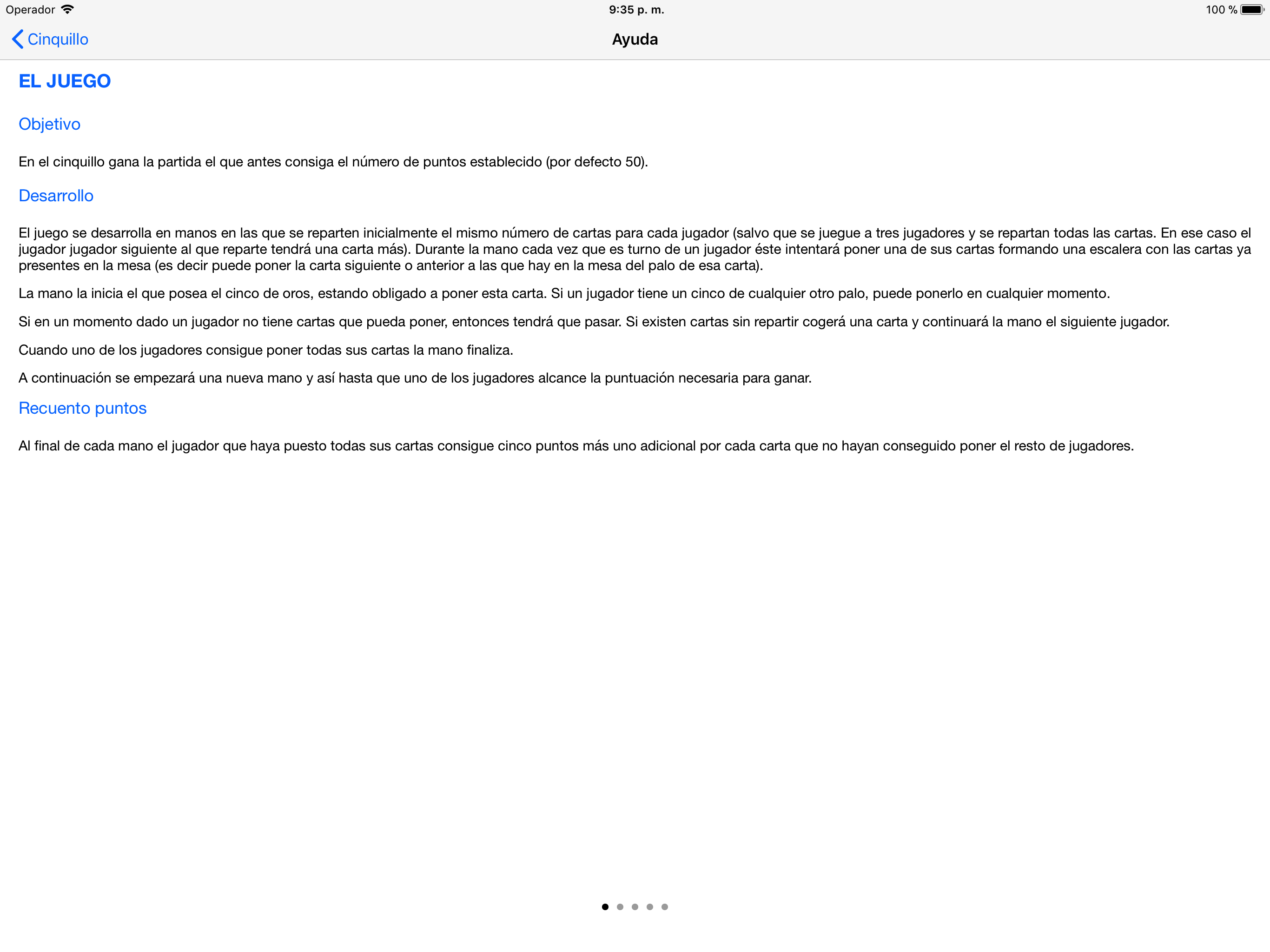 iCinquillo screenshot 12