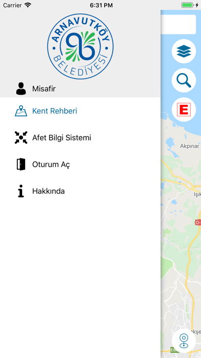 Mobil Arnavutköy Kent Rehberi Screenshot