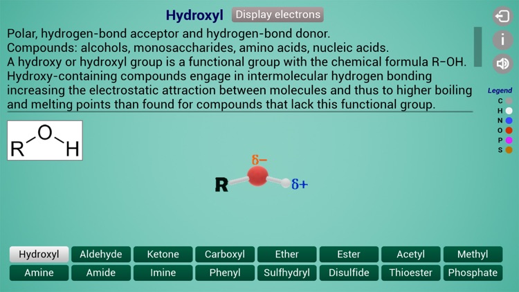 Biomolecules:Functional groups screenshot-7