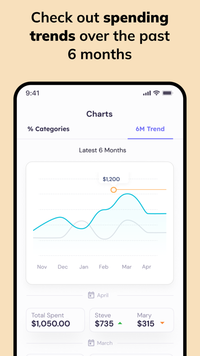Couples Budget Tracker—Balance Screenshot