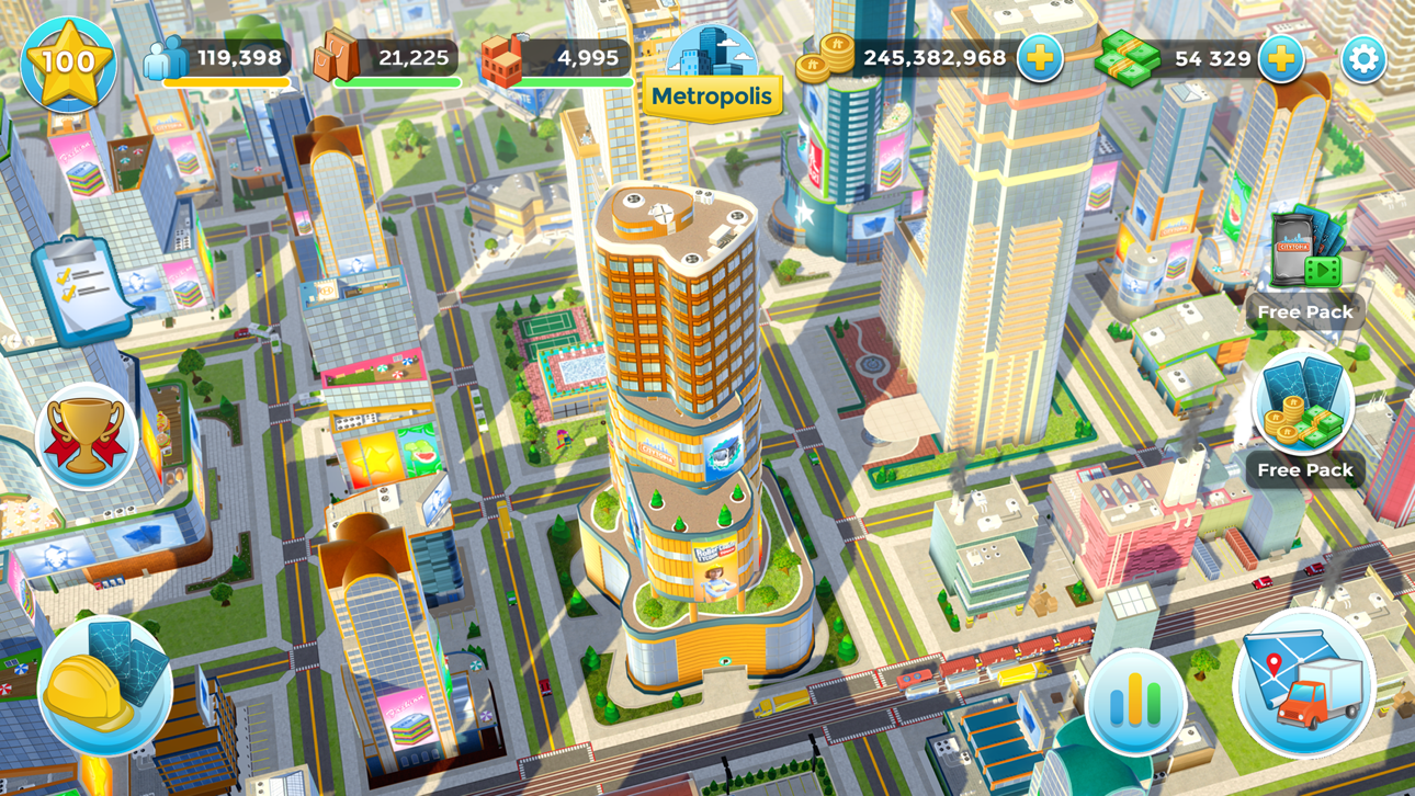Citytopia® Build Your Own City iOS Mod IPA screenshot 9 - iOS game interface