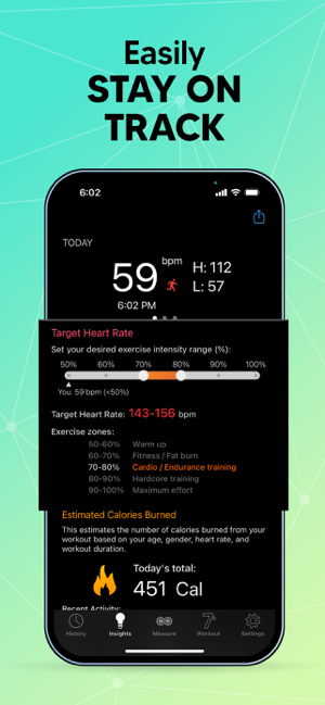 ‎Cardiio: Heart Rate Monitor Screenshot