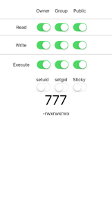 Chmod Calculator screenshot