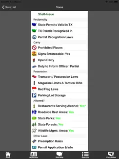 CCW – Concealed Carry 50 State iPad image 2
