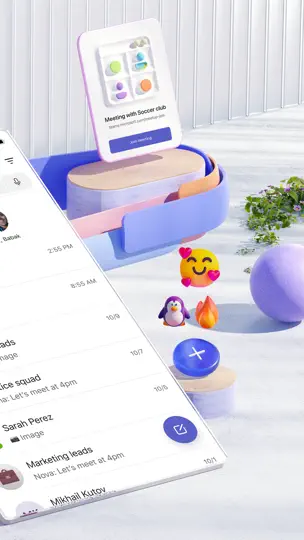Screenshot von Microsoft Teams auf dem iPhone 2