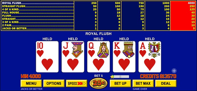 Play Multi-Hand Video Poker for Free