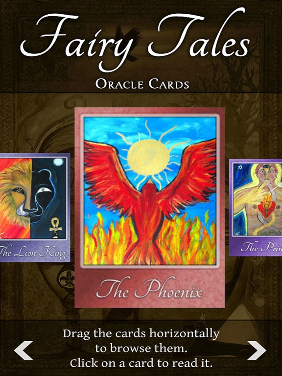 Fairy Tales Oracle Cards iPad screenshot 4 - Lifestyle app
