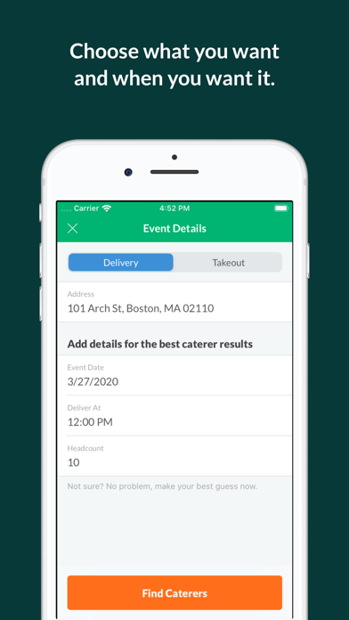 ezCater - Business Catering Screenshot