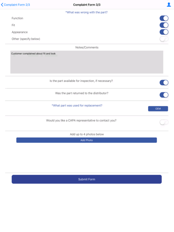 Screenshot #6 pour Capa Certified Parts