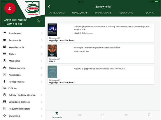 WiMBP Gorzów - mPROLIB iPad screenshot 4