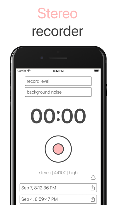 Stereo Recorder Screenshot