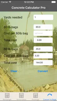 concrete calculator pro iphone screenshot 4