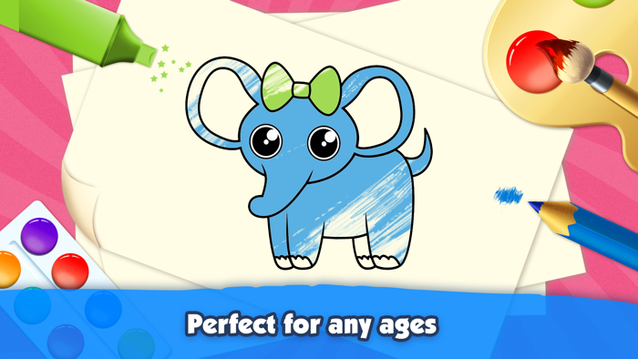 Coloring book for kids 2-6