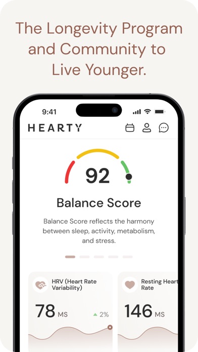 Hearty - Live Younger Screenshot