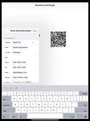 conception cartes visite iPad Captures Décran 1