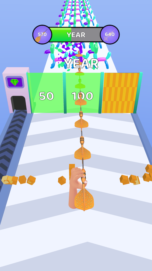 #5. Balloon Dart Run (iOS) 由: Taninty Game Studio