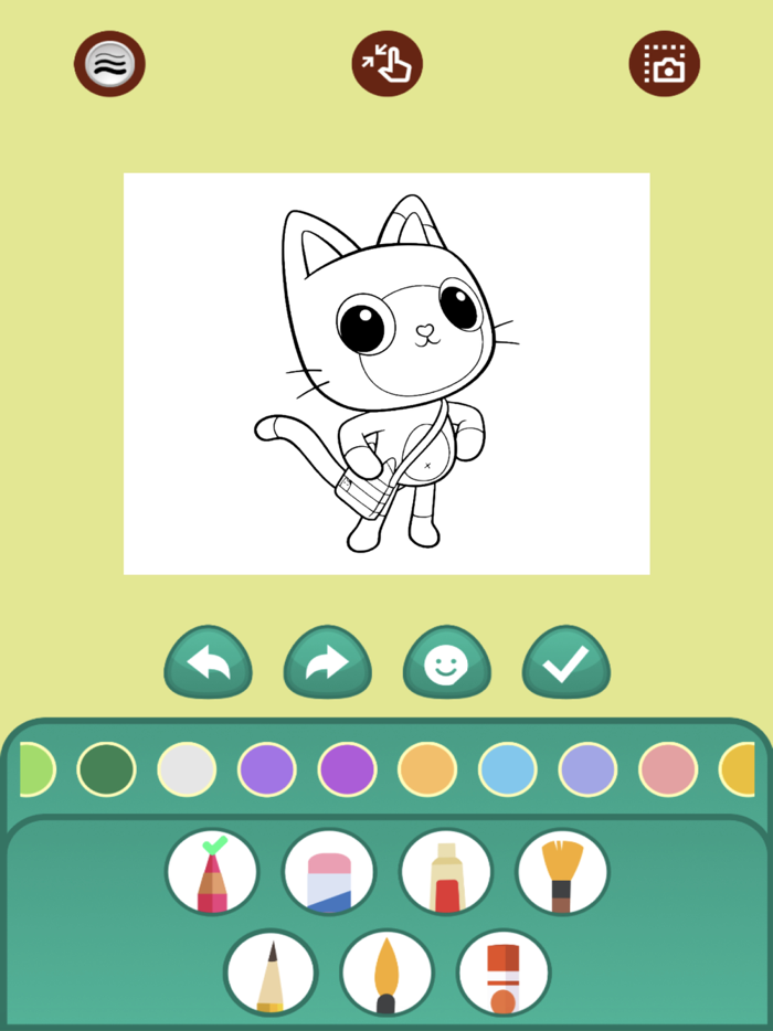 Dolls Doodle Coloring Learning