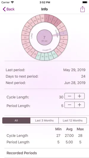 My Period Calendar screenshot 3