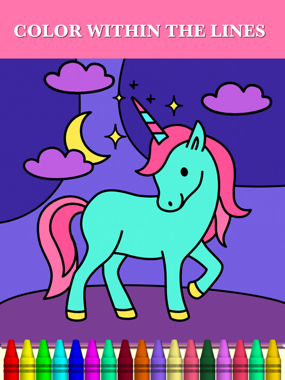 Screenshot #6 pour Pony Princess Coloring Book