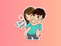 Love Couple-Download WASticker