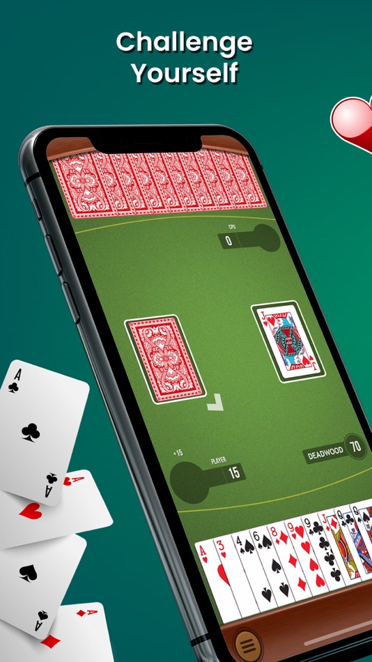 #1. Gin Rummy Card Game Classic™ (iOS) 由: Awesome Cool and Fun Free Games LLC