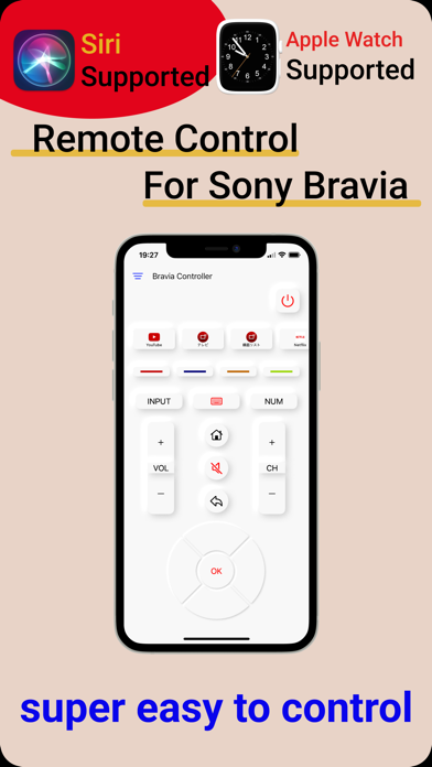 Bravia Controller - Sony TV Screenshot