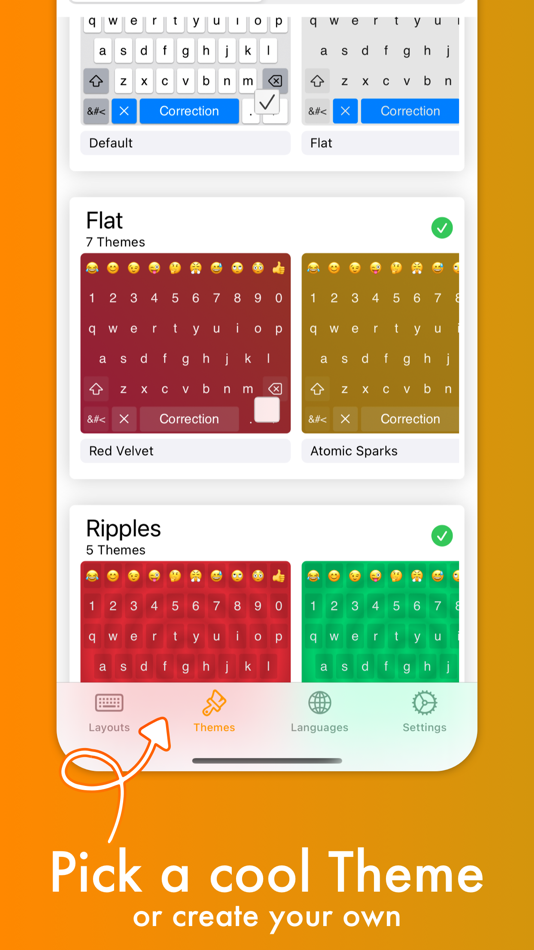 #2. MyKeyboard Pro (iOS) By: FiveSheep OU