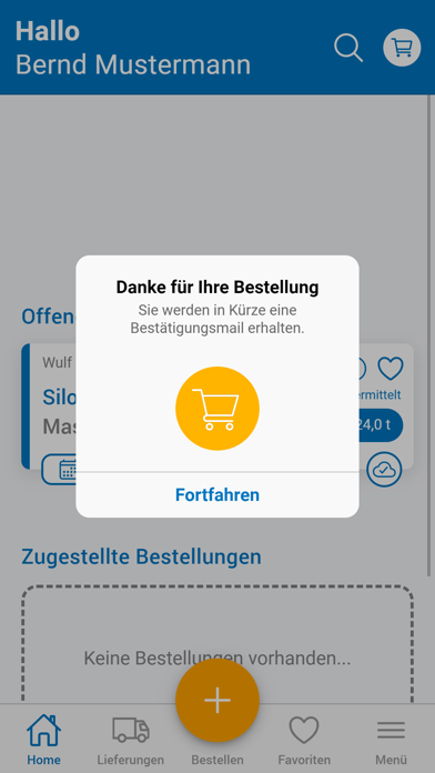Bröring Bestellung & Service Screenshot