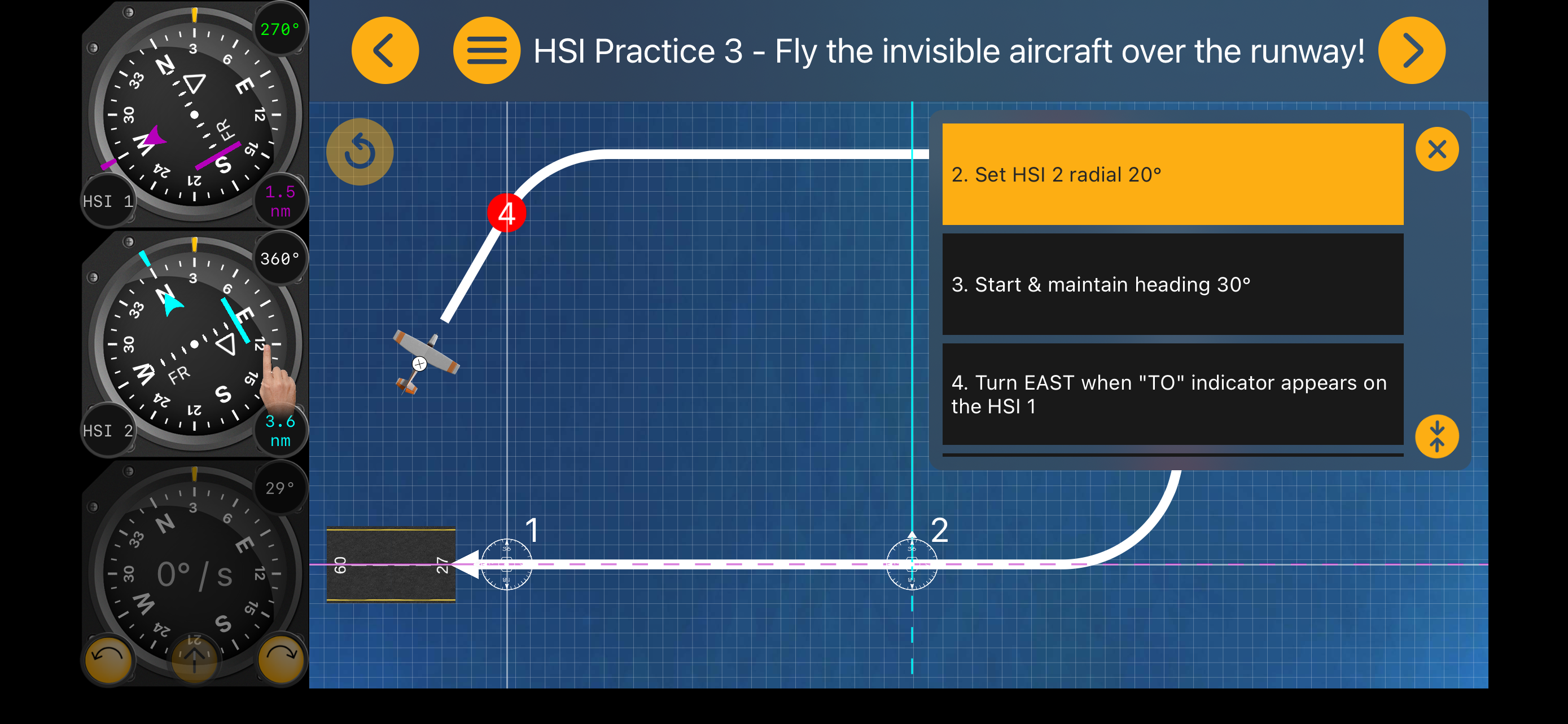 HSI + ILS Trainer – IFR Pilot