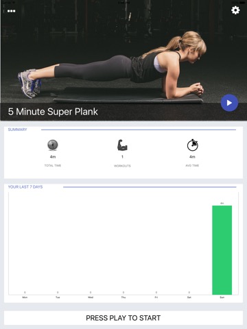 5 Min Super Plank Workoutのおすすめ画像1