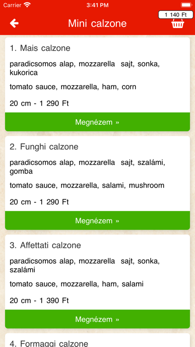 NaPizza Pécs Screenshot